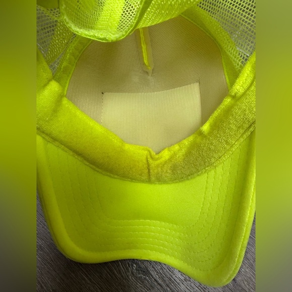 Aviator Nation Neon Yellow Rainbow Hat - Picture 4 of 5